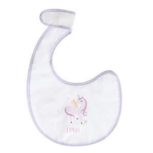 Lot de 7 bavoirs Licorne 