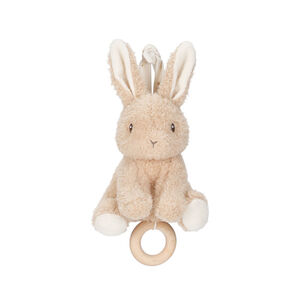 Peluche musicale lapin Newborn Naturals beige 