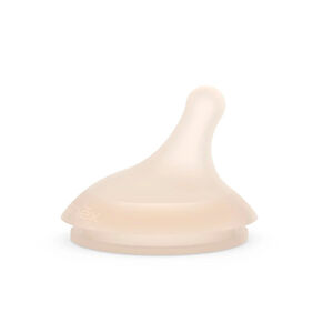 Lot de 2 tétines en silicone anti-colique Zero.Zero débit rapide L Light 