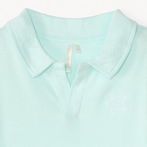 Polo manches courtes en jacquard avec broderie étoile de mer pour bébé garçon 