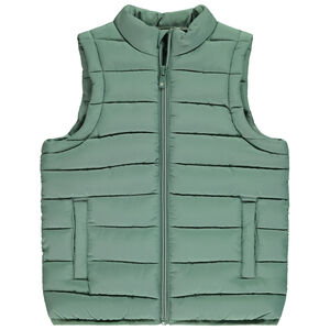 Doudoune sans manches matelassée unie pour garçon 