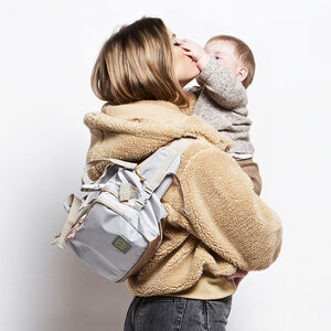 Sac à langer multifonction CaravanBag + Hip Seat Warm Silver 