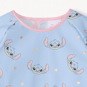 Tablier manches longues imprimé Stitch Disney fille 
