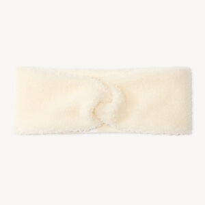 Bandeau croisé en sherpa fille 