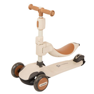 Porteur évolutif 2-en-1 - Écru et Marron 