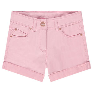 Short uni en maille fantaisie  