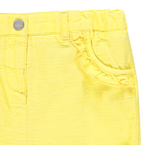 Short en maille à poches volantées 