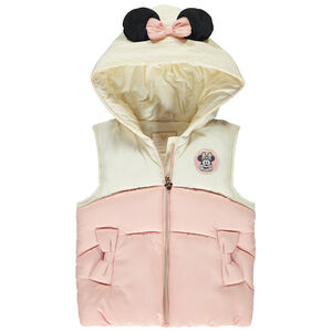 Doudoune sans manches bicolore Minnie Disney pour fille 
