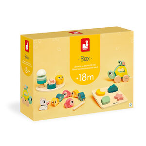 Coffret de 4 jouets de motricité fine Janod Box 18M 