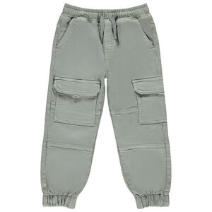 Jean uni à poches effet denim style cargo pour garçon  