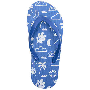 Tongs imprimé plage pour garçon avec lanière selon la pointure 