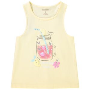 Débardeur puff prints limonade fille 