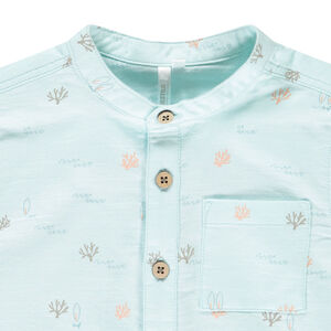 Chemise manches courtes imprimé coraux/surf pour bébé garçon 