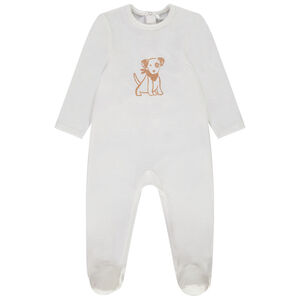 Dors-bien en velours print fantaisie pour bébé garçon 