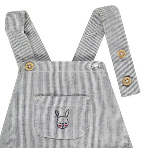 Ensemble salopette bloomer + t-shirt uni pour bébé 