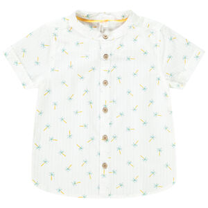 Chemise col mao imprimé palmiers pour bébé garçon 