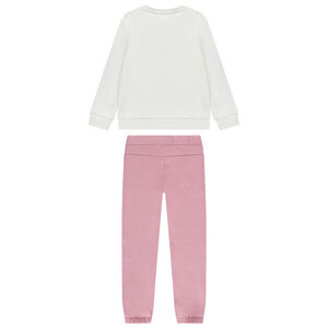 Ensemble jogging molleton printé fille 