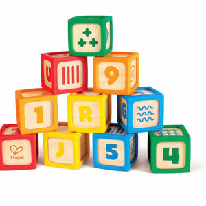 Set de 10 blocs d'éveil en bois et silicone  