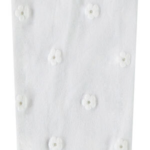 Collants fins motif floral en relief avec paillettes fille 