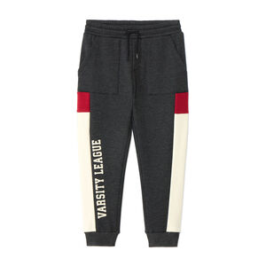 Jogging molleton contrecollé velours pour garçon 