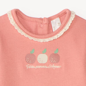 Robe manches longues effet 2 en 1 bébé fille 