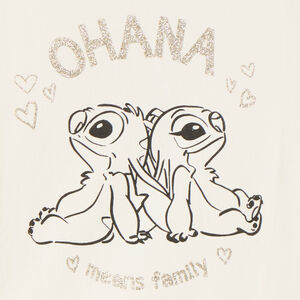 T-shirt manches courtes Stitch Disney pour fille  
