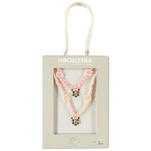 Lot de 2 colliers avec leur boîte fille 
