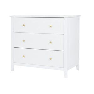 Commode Charlie 3 tiroirs blanche 