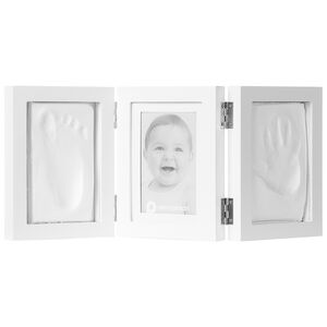 Cadre photo avec 2 empreintes - Prémaman 