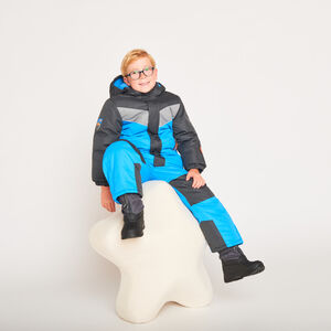 Pantalon de ski à bretelles amovibles fantaisies pour garçon  