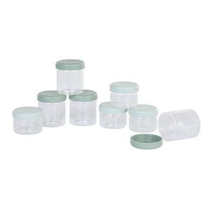 Lot de 8 pots de conservation en verre 4 x 120 ml + 4 x 220 ml 