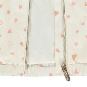 Coupe-vent imprimé cœurs effet tacheté pour fille 