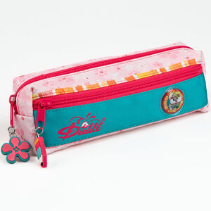 Trousse avec pendentifs en silicone - Rose - Diddl 