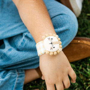 Bracelet lion à la citronnelle anti-moustique 