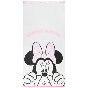 Serviette de plage éponge print Minnie Disney pour fille 