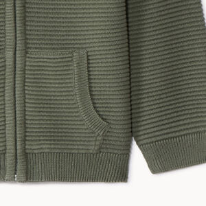 Gilet en tricot fantaisie et poches pour bébé garçon 