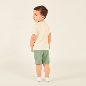 T-shirt manches courtes print crocodile pour bébé garçon 