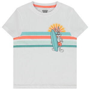 T-shirt manches courtes Bugs Bunny de Looney Tunes Warner pour garçon 