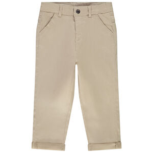 Pantalon en sergé uni pour bébé garçon 
