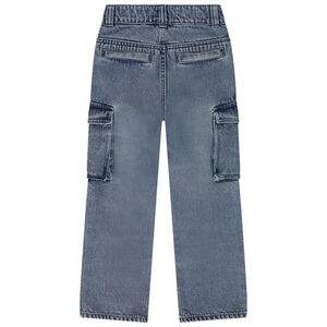 Jean cargo en denim garçon 