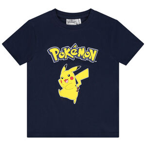 T-shirt manches courtes print Pikachu Pokémon pour garçon 