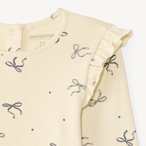 T-shirt manches longues bébé fille imprimé fantaisie 