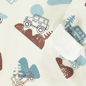 Sweat en molleton avec imprimé pick-up pour garçon  