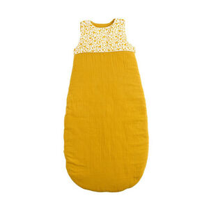 Gigoteuse sans manches ouatinée Promenons-nous 6-24M - Jaune Topaze 