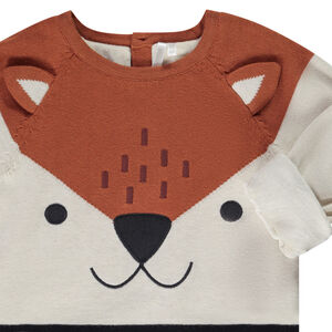 Pull en tricot effet colorblock pour bébé garçon 