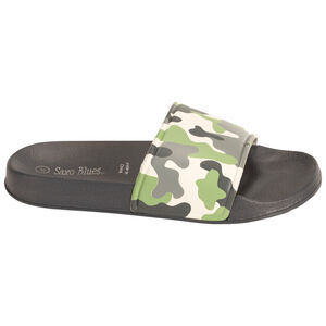 Mules à bride imprimée camouflage pour garçon avec lanière selon l'âge 