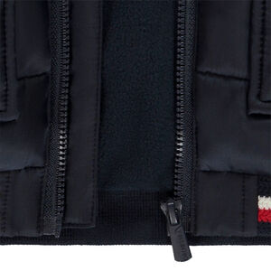 Doudoune en toile effet matelassé avec badge fantaisie pour bébé garçon 