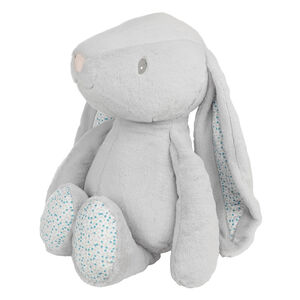Peluche 60cm Célestin le lapin gris 