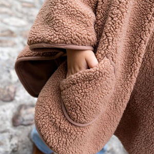 Poncho de voyage - Teddy+Pady jersey - Muffin - 9/36 m 