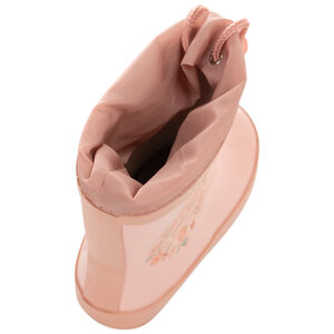 Bottes de pluie à col imperméable print fleurs pour bébé fille 